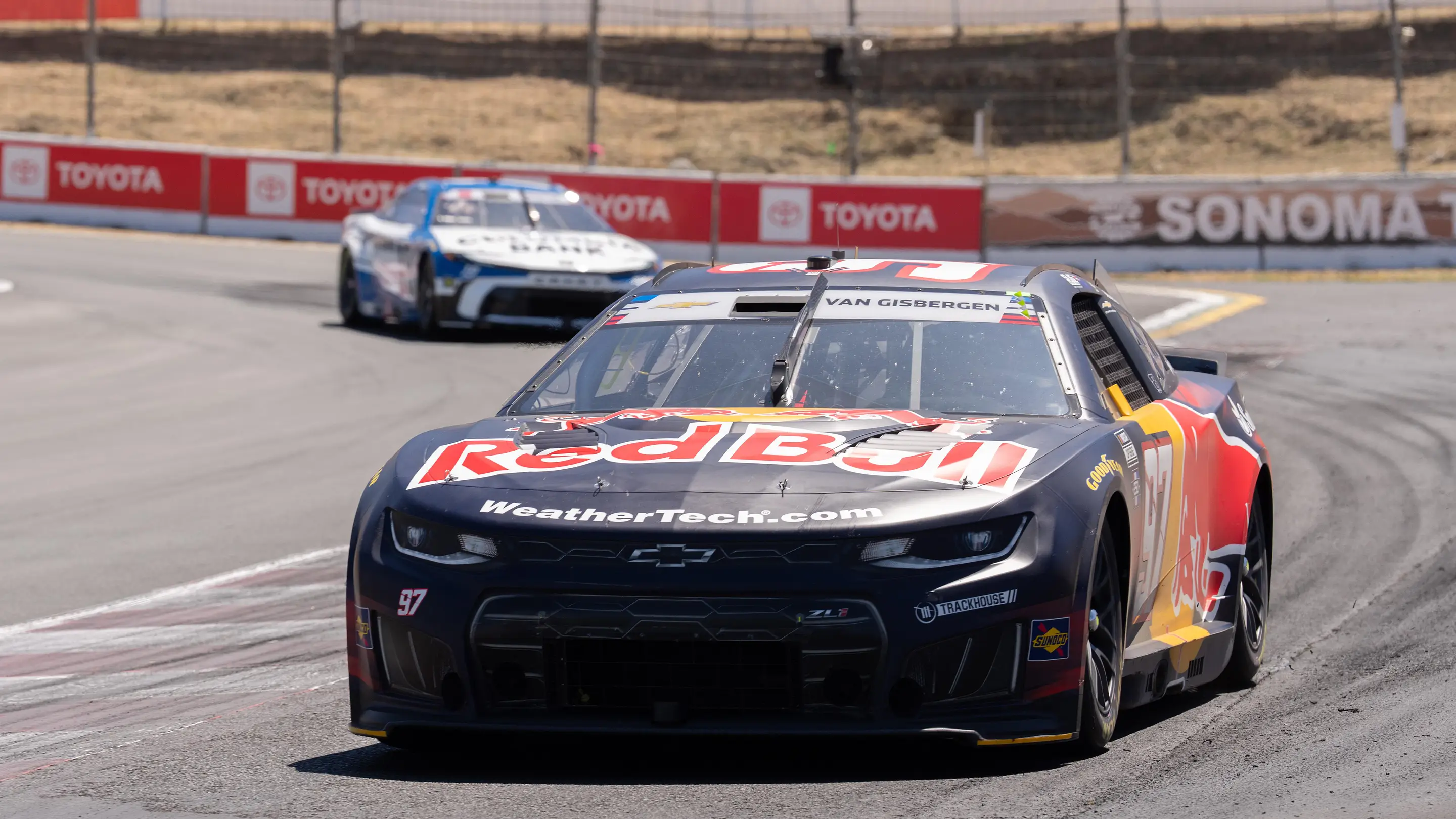 The New Zealander held off Chase Briscoe for his eighth career road-course win, passing Chase Elliott for the all-time best mark
