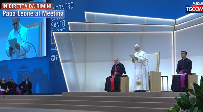 Pope Leo XIV at the Meeting: "Before the borders there are always people We expose the unjust powers"