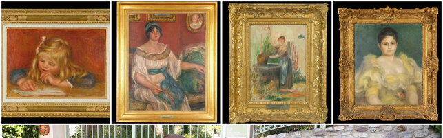 Theft at the Renoir museum of Cagnes-sur-Mer, found two paintings on four