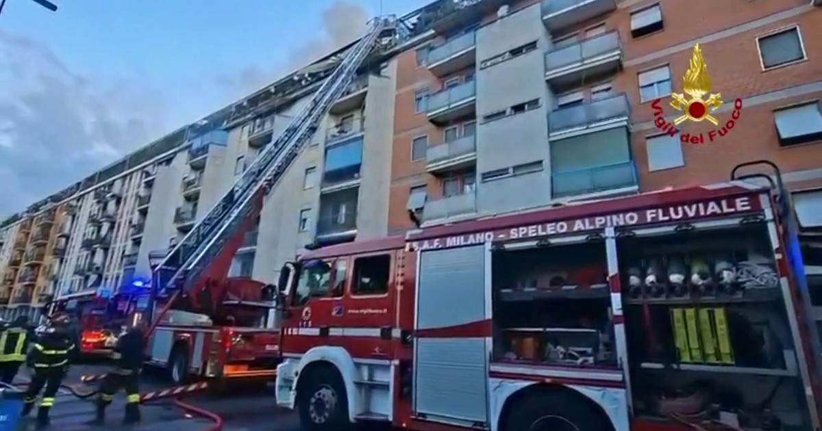 Fire in apartment in Milan, a victim