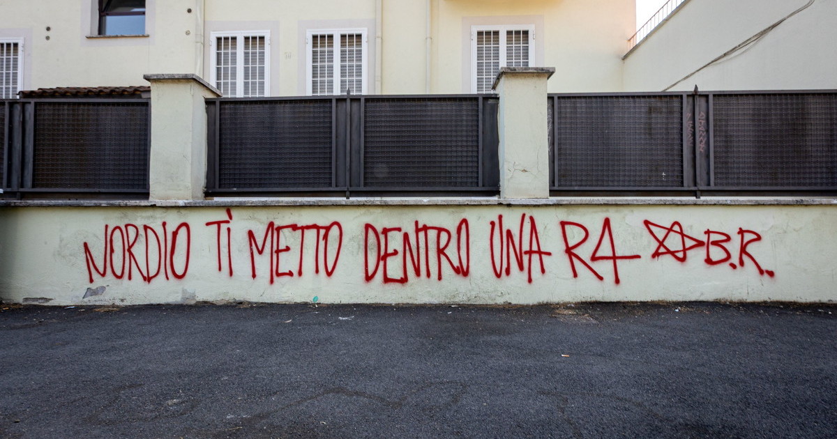 Written by Br with threats to Nordio on a wall in Rome