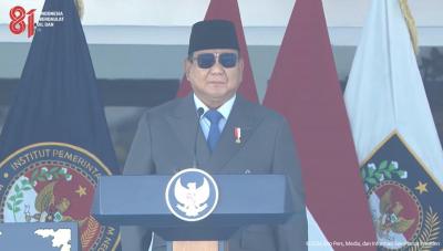 Prabowo Attends Inauguration of IPDN Young Civil Servants 33rd Batch