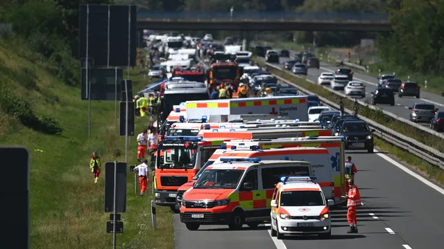 Traffic: Accident with coach on the A3