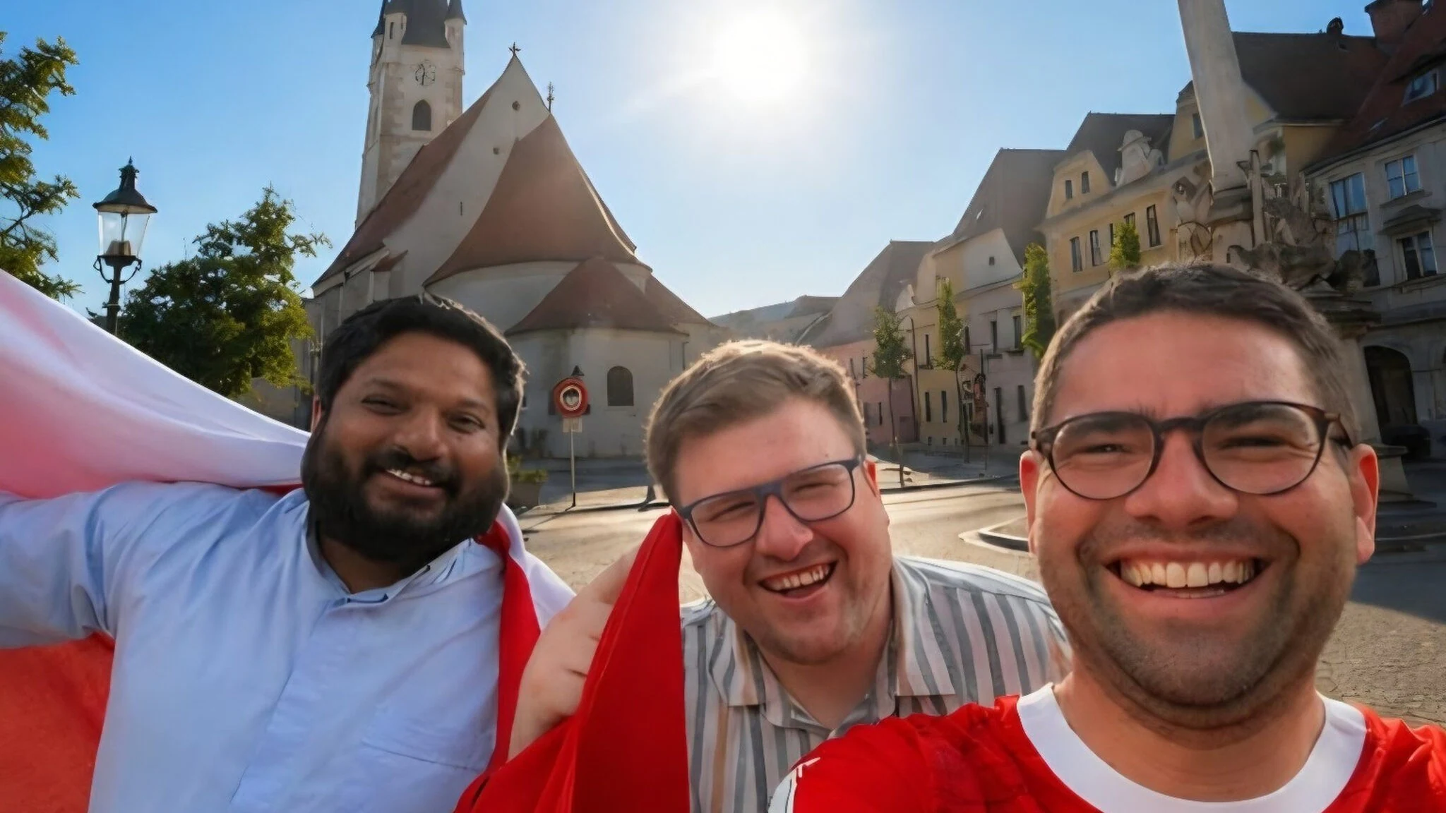 Watching World Cup in Church - Three God Men for a Hallelujah at World Cup football