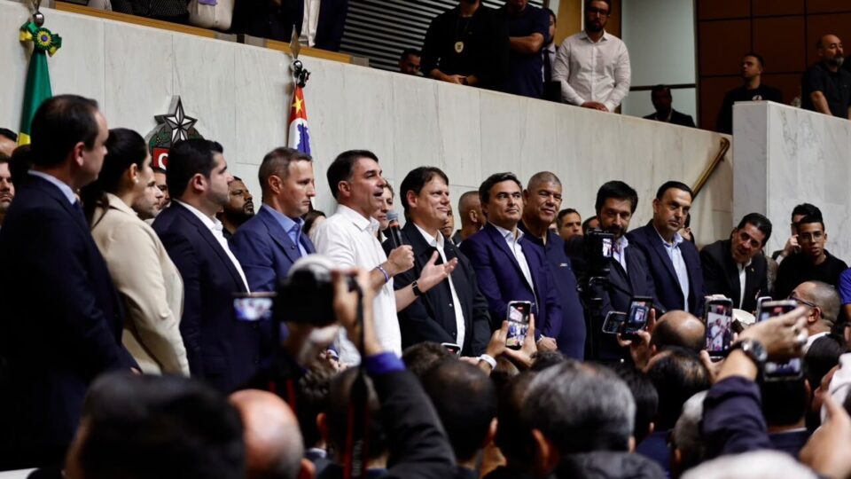 At the União Progressista convention, the senator was launched as the main name for the 2026 presidential race.