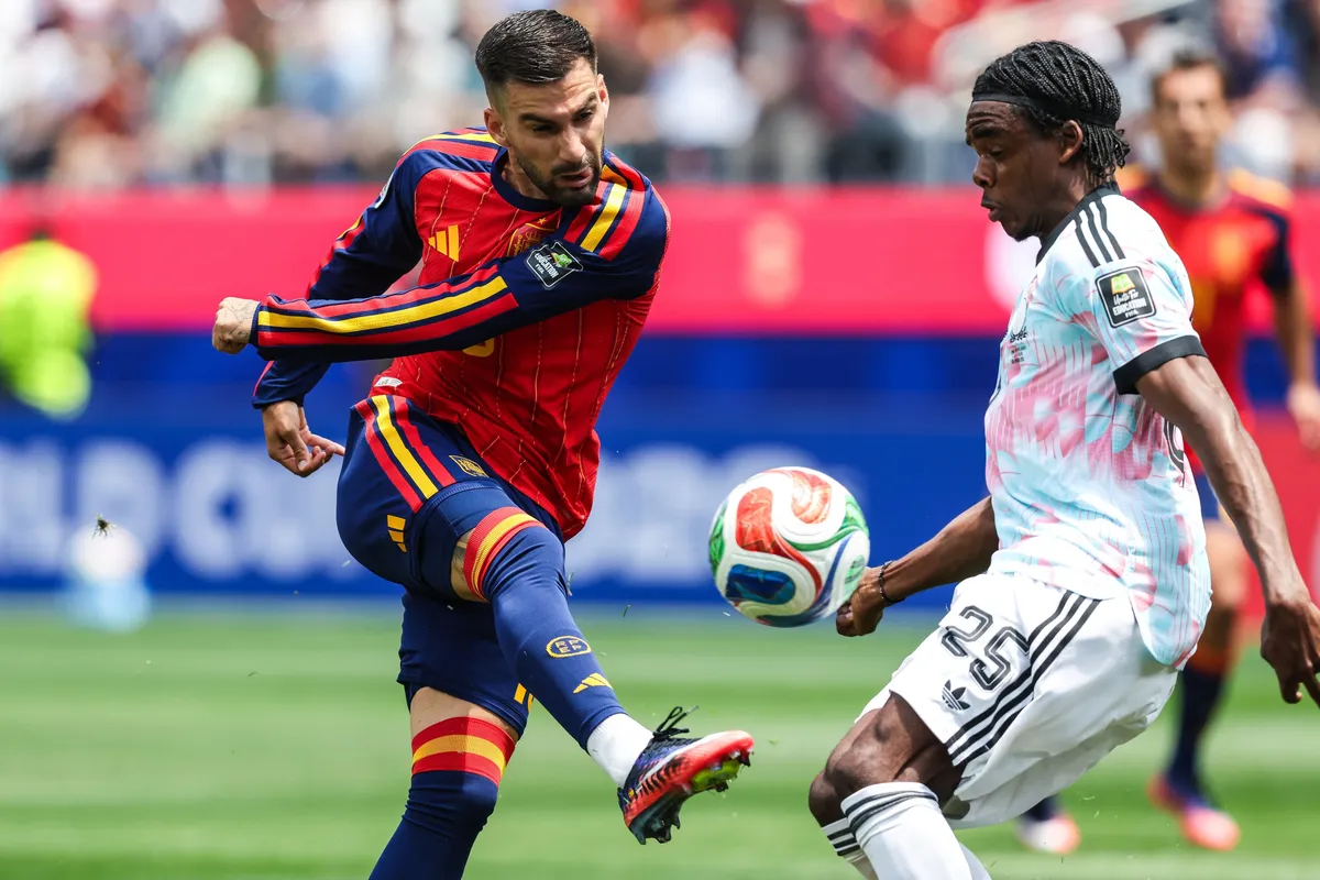 Mikel Merino scored the winner, sending Spain to the last four in Dallas on Tuesday
