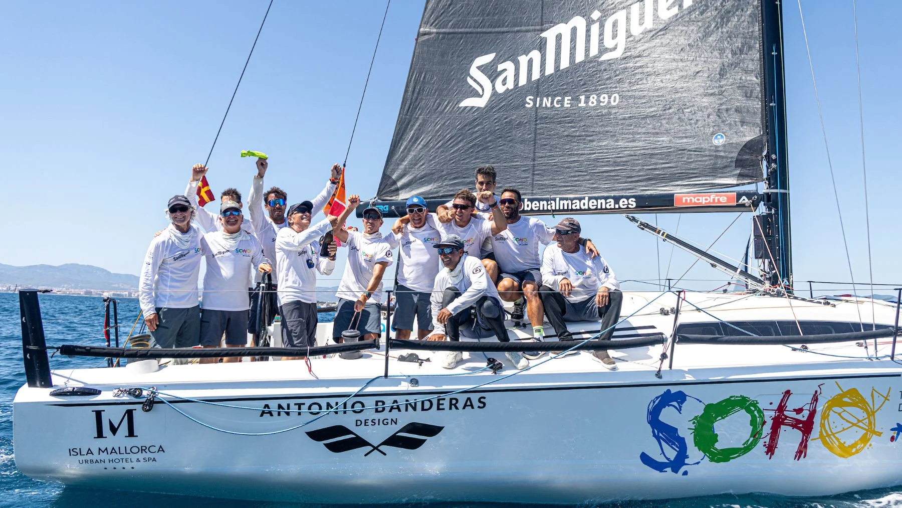 The Hispania of Philip VI rises to the podium and Banderas wins its ninth Mapfre King Cup