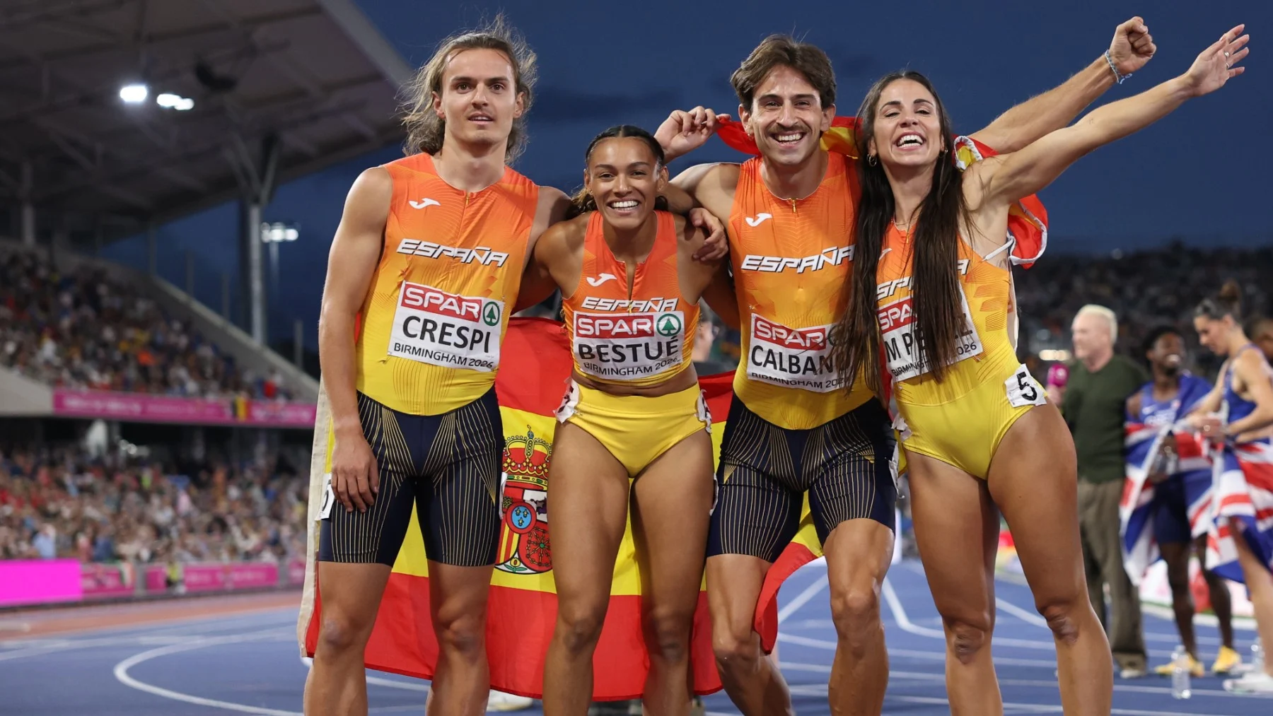 The mixed relief drive Spain with a supersonic bronze