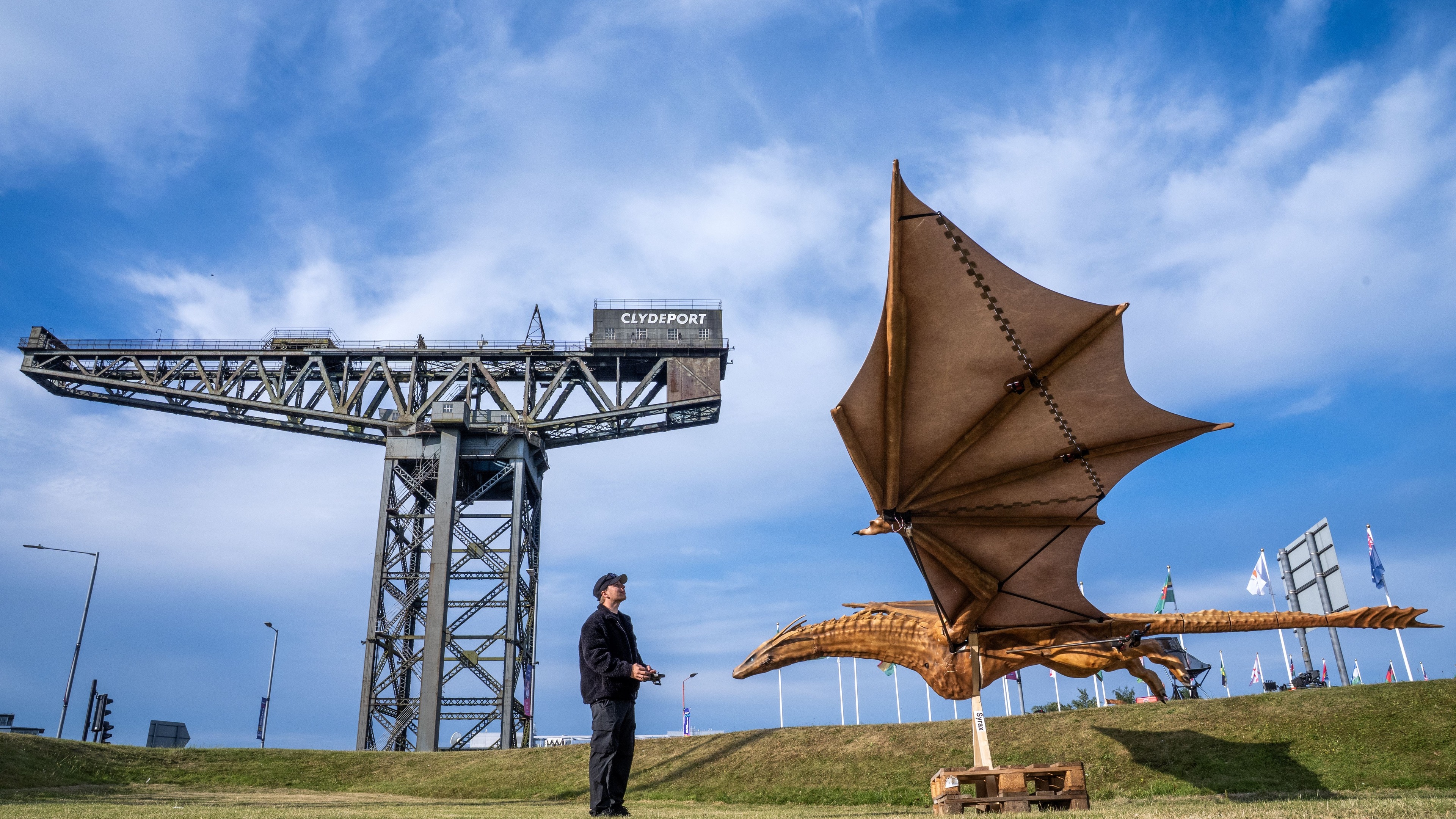 Game of Thrones dragon soars over city to celebrate Commonwealth Games opening