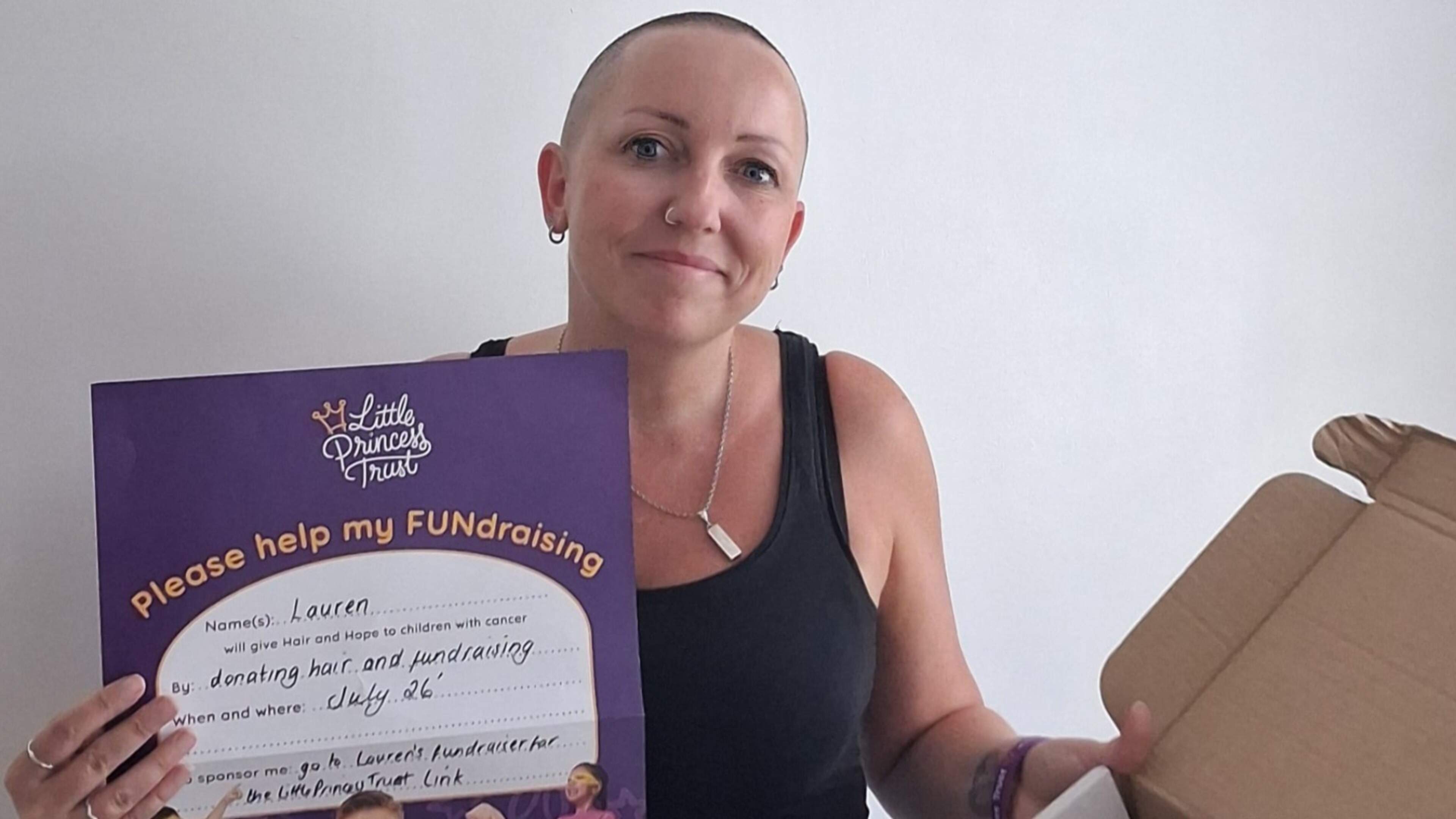 Councillor trebles fundraising target after shaving hair following cancer diagnosis