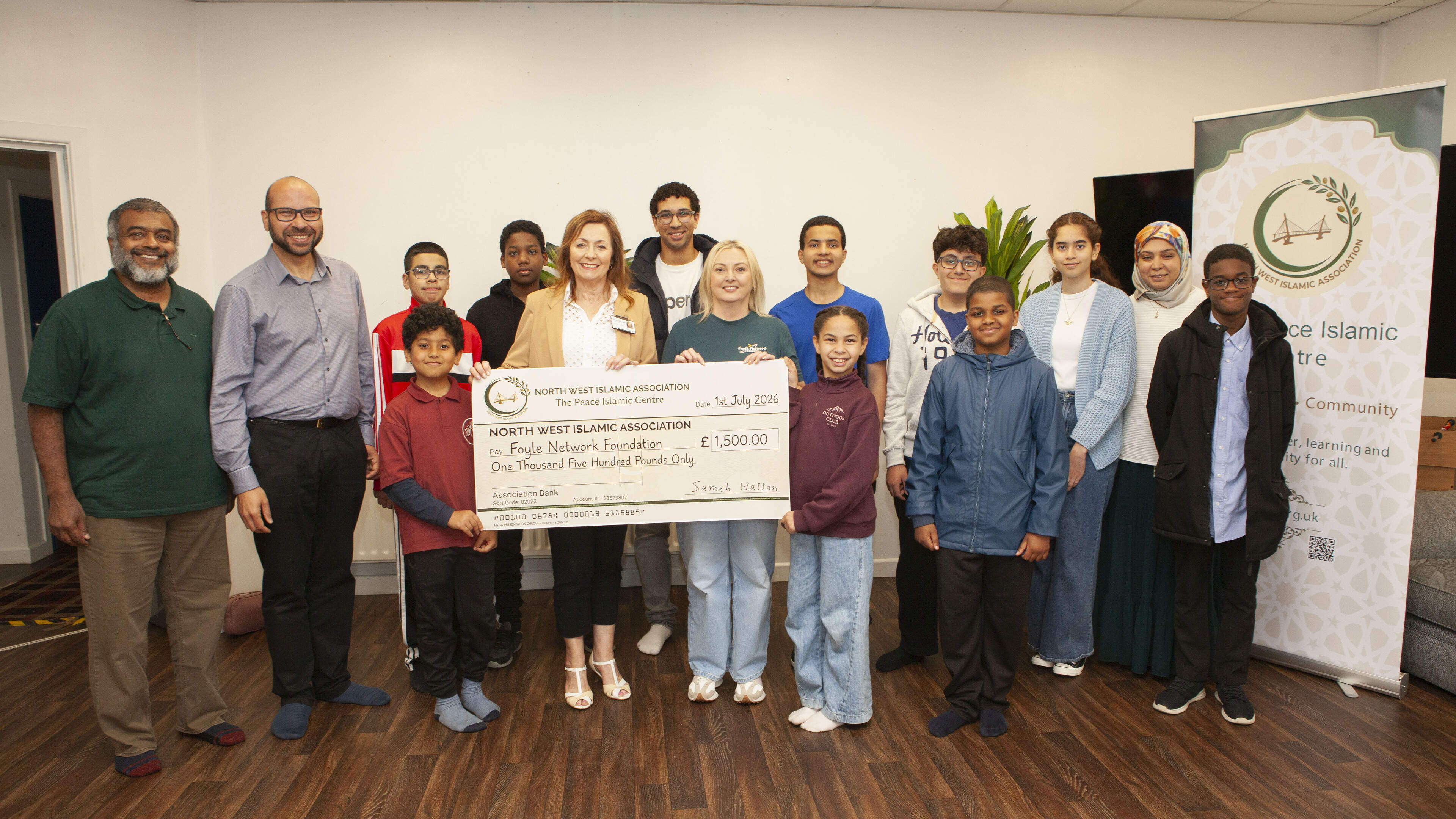 ‘Charity begins at home’: North West Islamic Association raises £1,500 for Foyle Foodbank in ninth year of Ramadan fundraiser