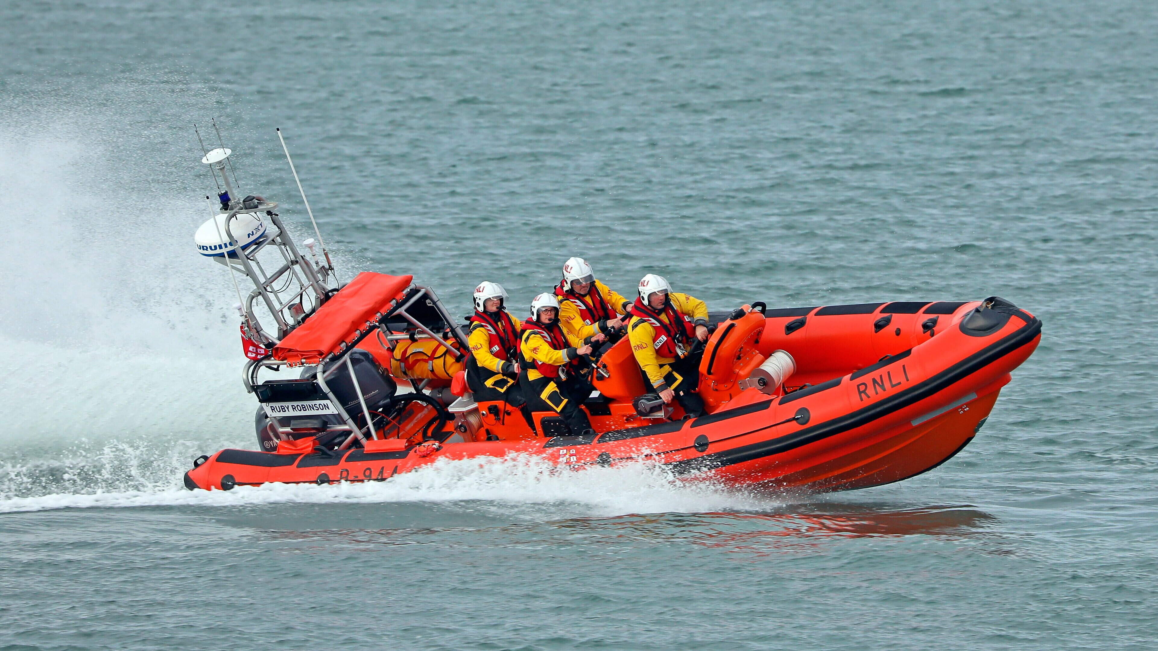 Man and his dog rescued after reports of a sinking yacht close to Bangor harbour