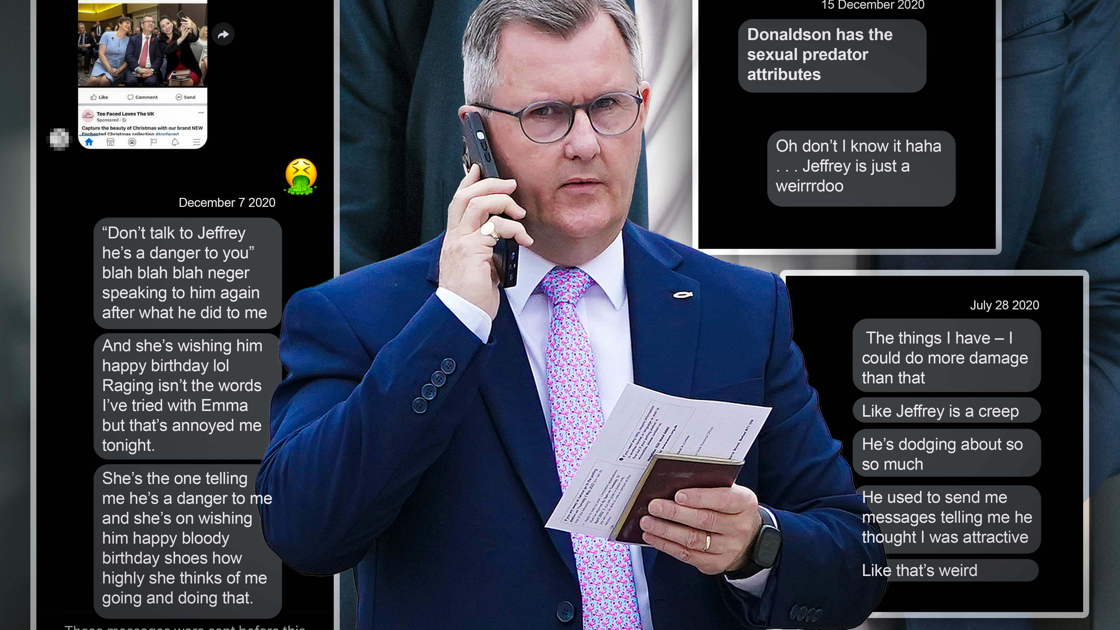 Woman called a ‘victim’ says Emma Little-Pengelly told her in 2020 ‘Jeffrey Donaldson is a danger to you’