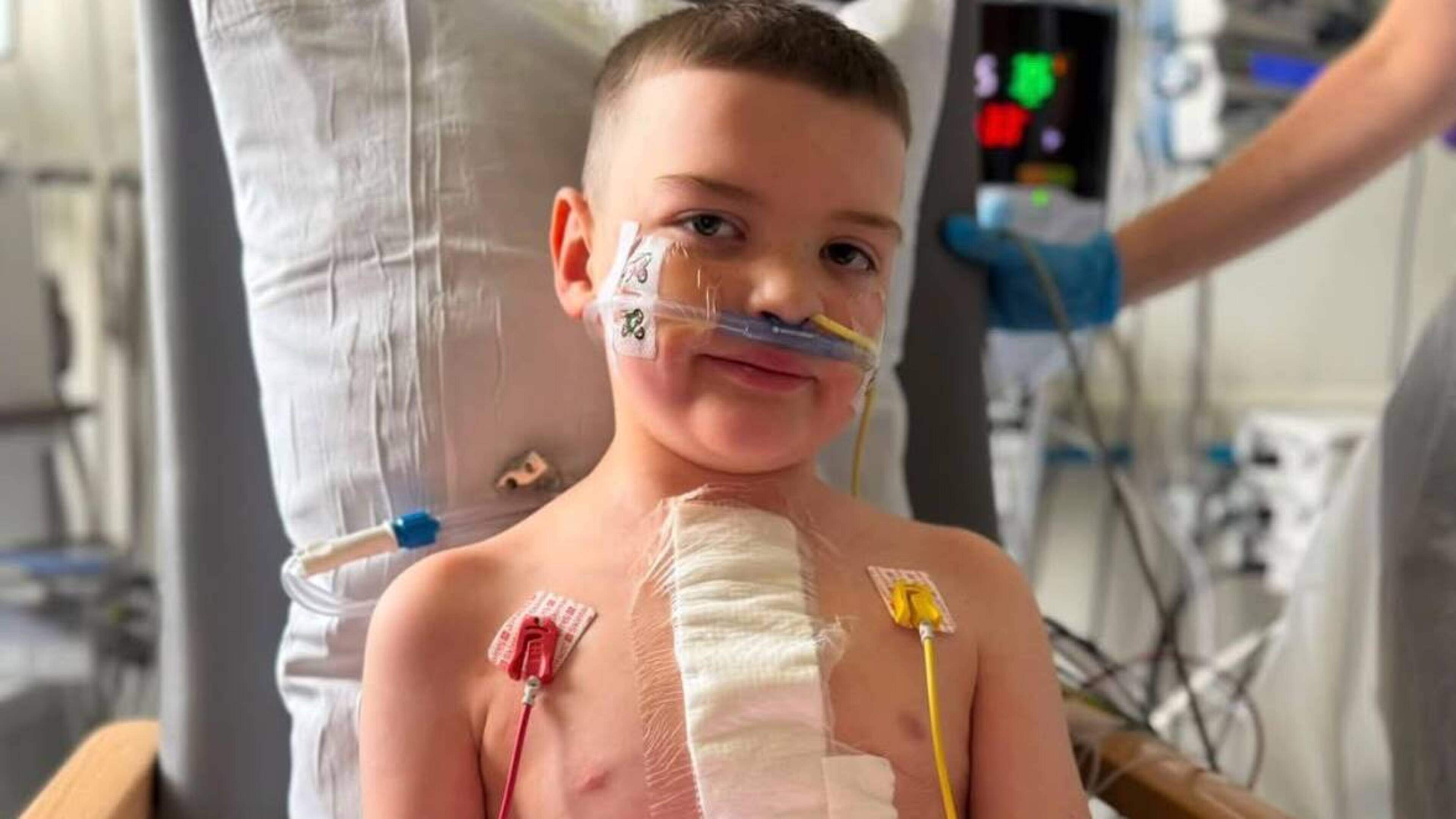 Belfast schoolboy Dáithí Mac Gabhann receives life-saving heart transplant after eight year wait
