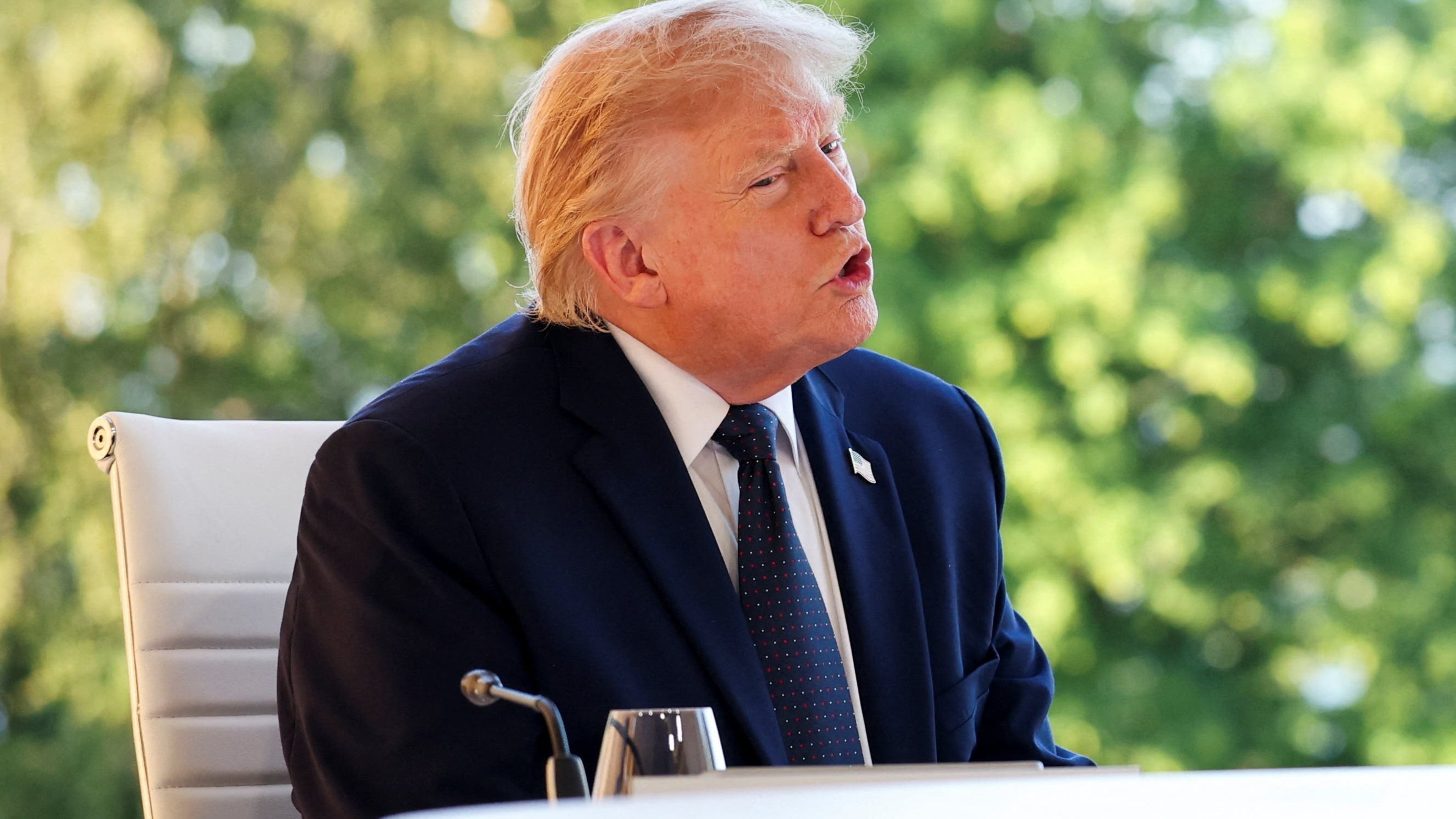 Trump appears to back Farage amid row over ally’s financial help
