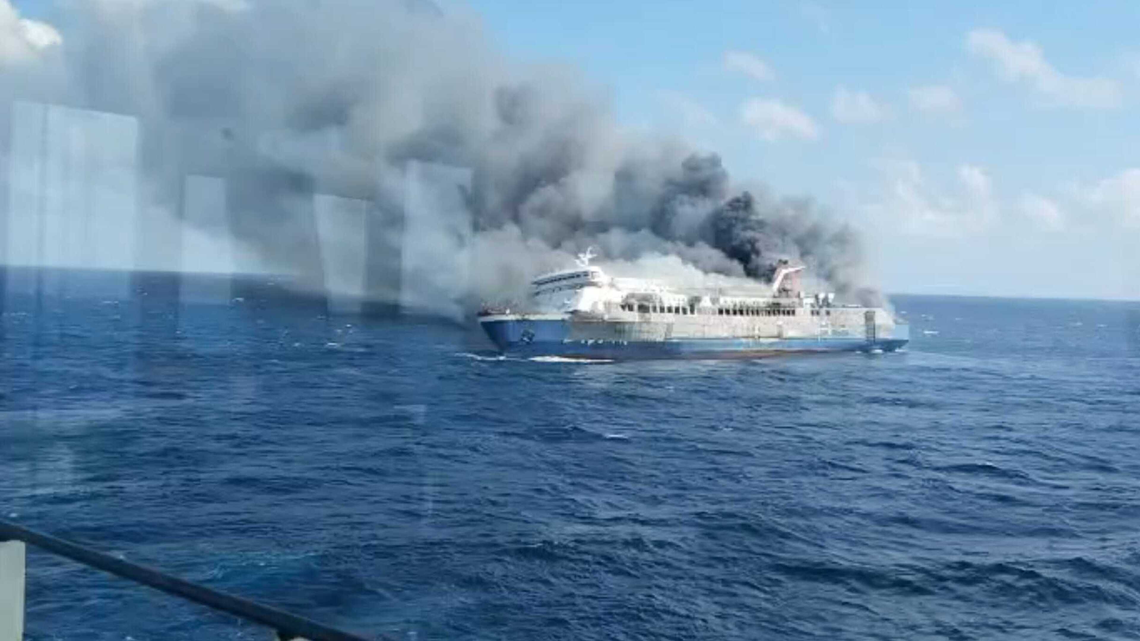 Blaze on Indonesian passenger ferry leaves at least five dead
