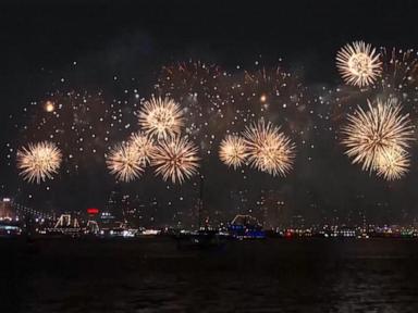 WATCH: Fourth of July fireworks lit up the skies