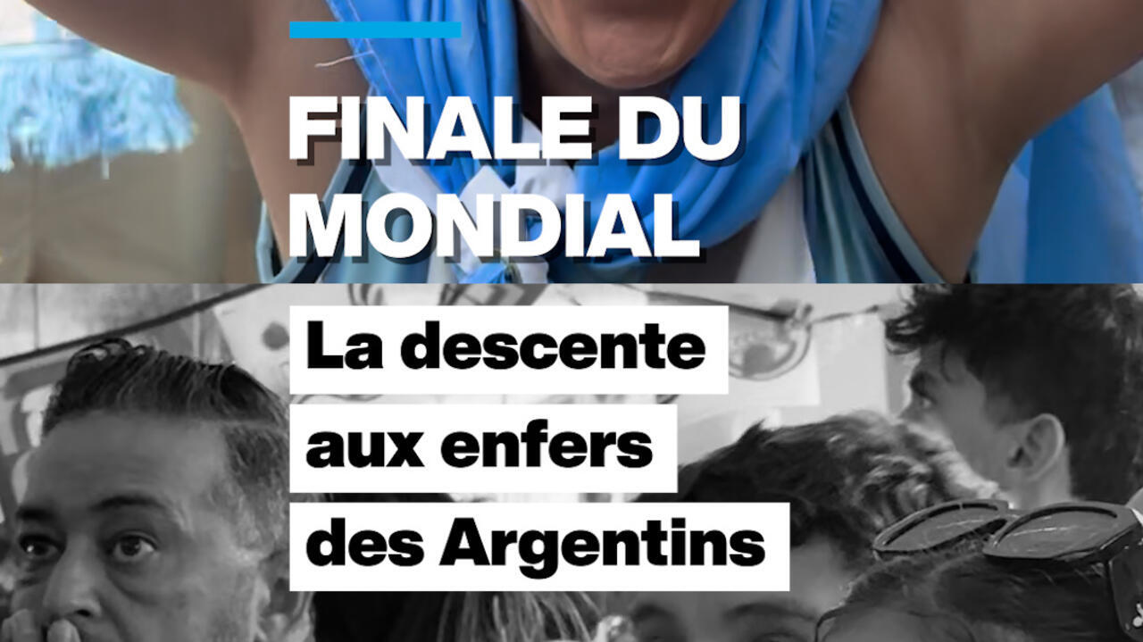 World Cup final: downhill descent of Argentine fans