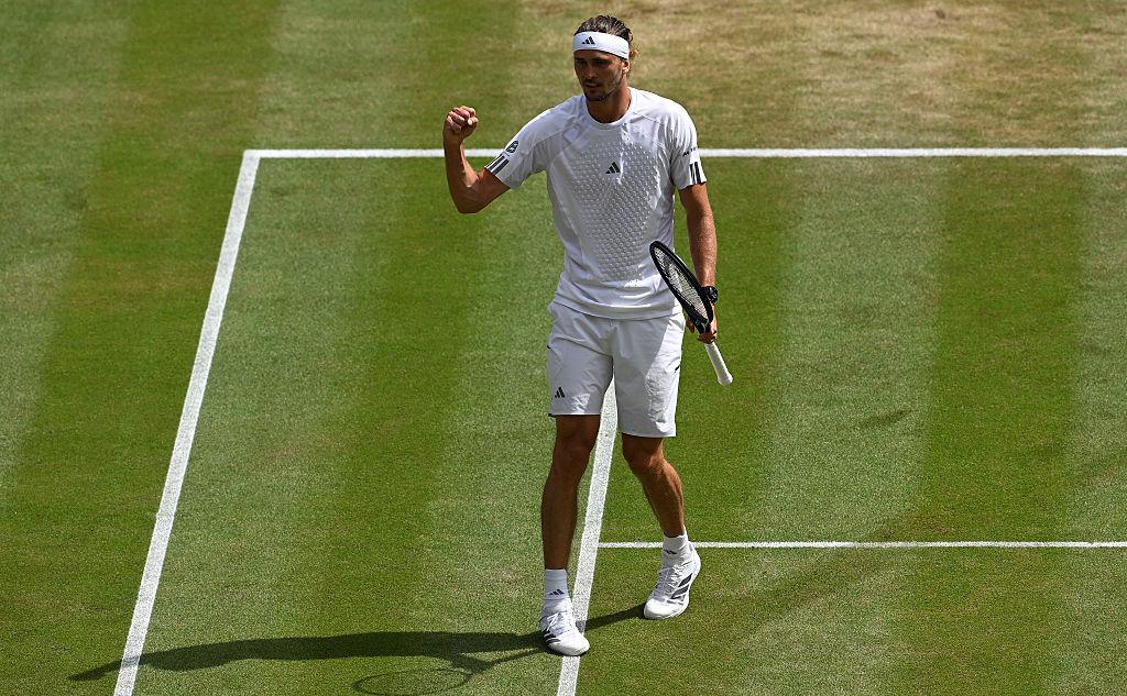 Zverev for the first time in his career reached the final of Wimbledon