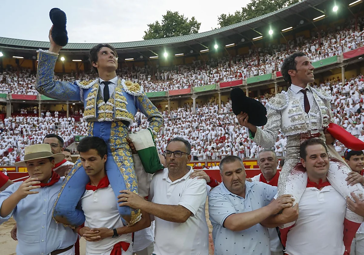Reencounter of Roca Rey with his unconditional Pamplona