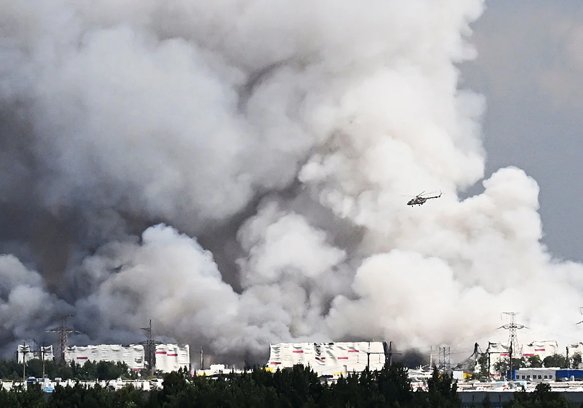 Ukraine hits for the fourth time this week stores of the 'Russian Amazon'