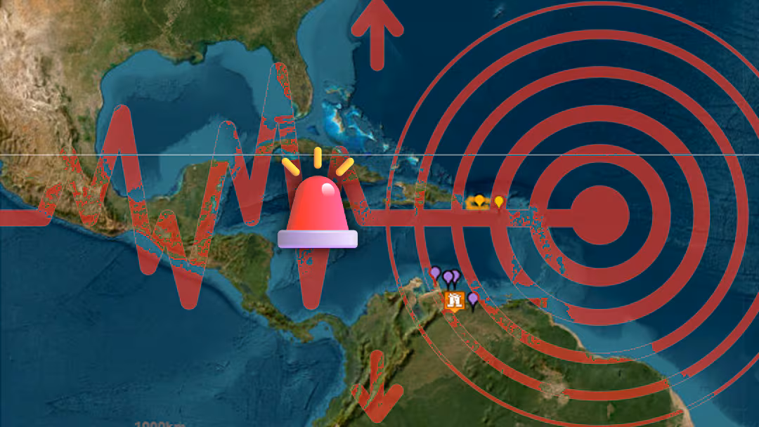 Tsunami alert in the Caribbean after a strong earthquake in Venezuela