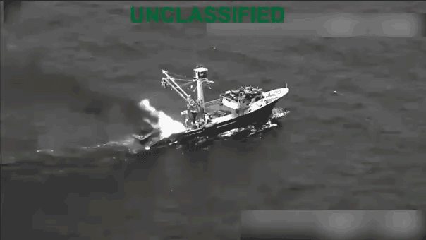 US military sinks vessel supporting drug cartel in Pacific