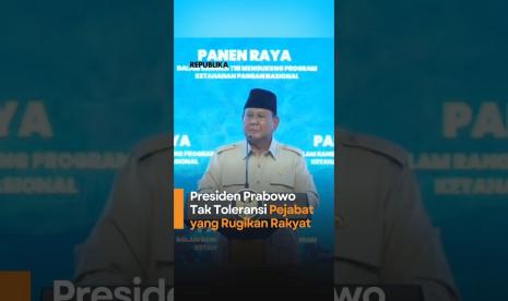 President Prabowo attacks tolerance of officials who harm the people