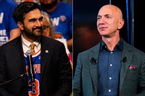 The New York City mayoral candidate's plan targets billionaires, drawing a caution from Amazon founder Jeff Bezos