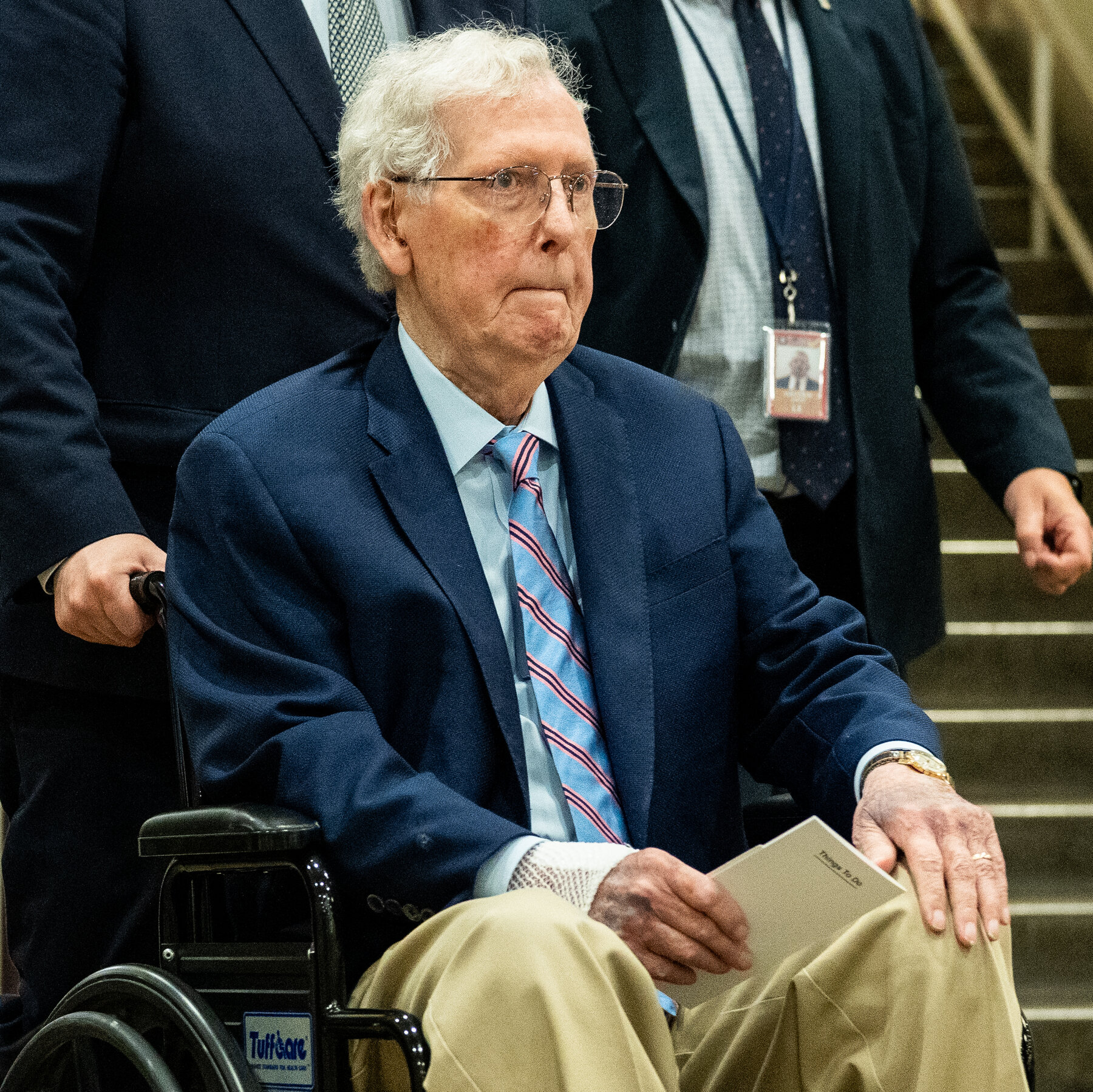 Mitch McConnell says he’s been discharged from rehab center after long silence about mystery illness