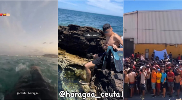 Ceuta, social appeal for new assault on August 15: links for sale of fins and divers. "That day everything will make sense"