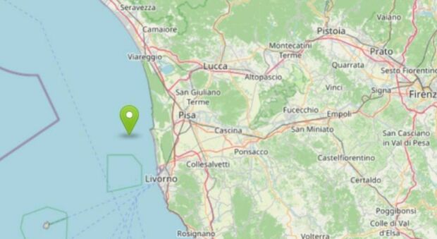 Earthquake today in Tuscany, earthquake of magnitude 3.7: warned on the coast in Massa, Lucca, Livorno and Pisa