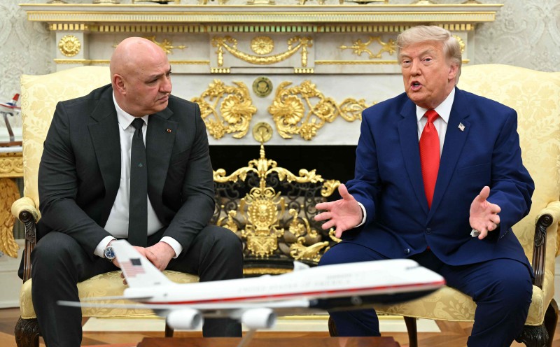 After meeting Lebanon's President Joseph Aoun, Trump also ordered US airlines to resume direct flights to the country