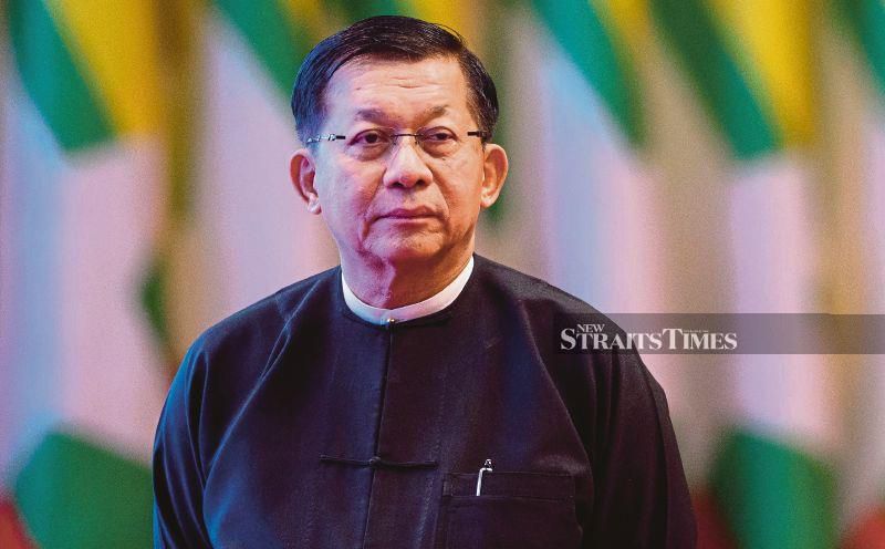 Min Aung Hlaing's August 6 visit comes amid escalating military attacks on civilians, according to a conflict monitor