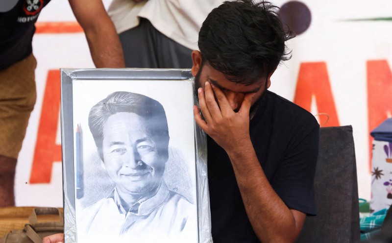 Wife of Indian activist Wangchuk asks court to move him to private hospital