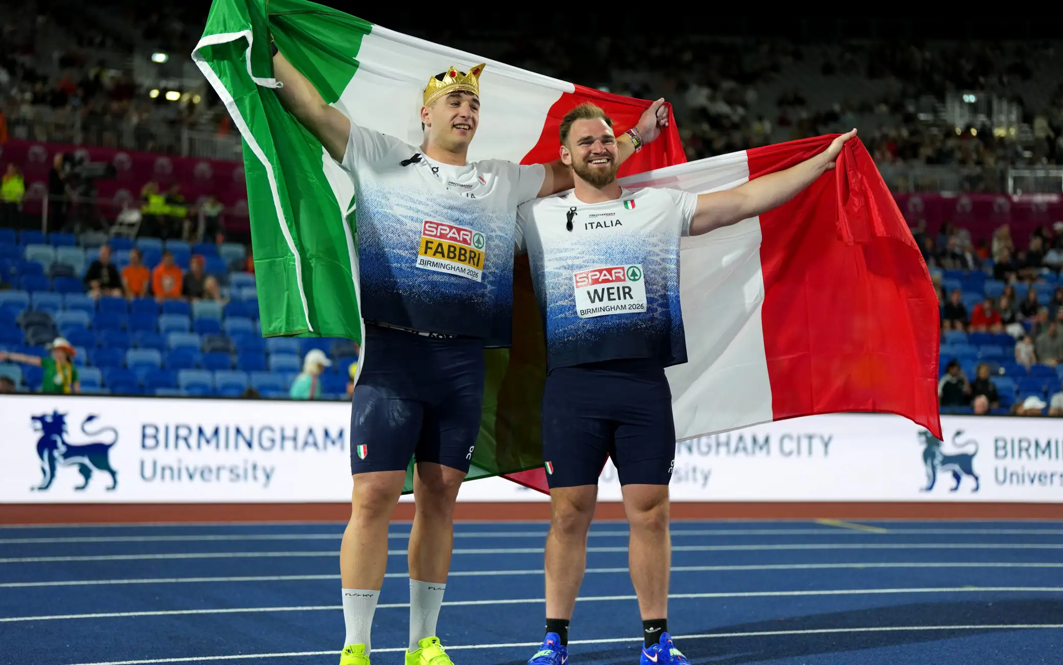 Blacksmiths and Weir, gold and silver in weight to European athletics: who are the blue 'gigents'