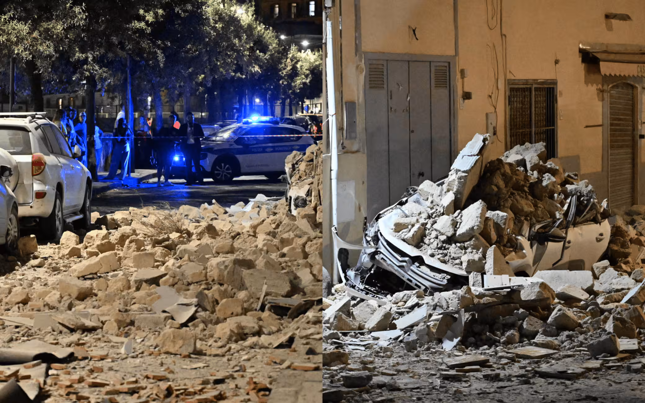 Terremoto Napoli, the shame continues. Crolli, black out and wounded: two are serious