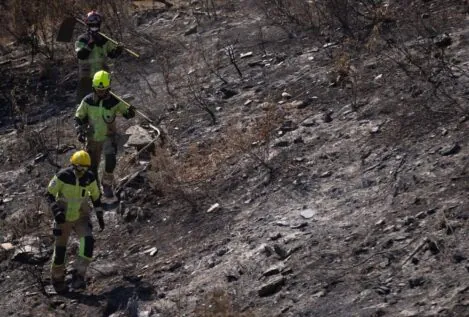 Stabilized the forest fire of Segorbe Castellón after burning 630 hectares