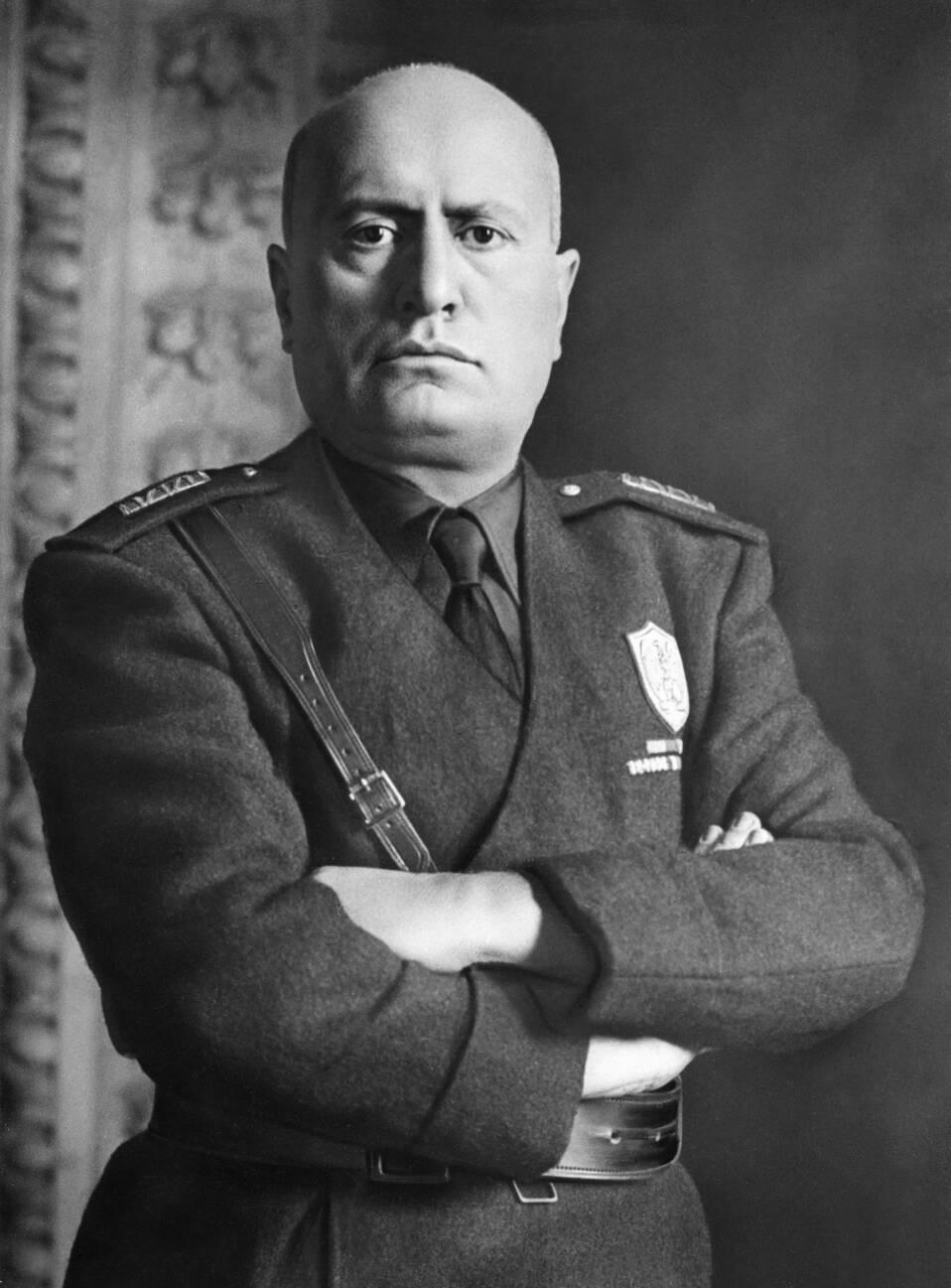 No Roman or courteous greetings, an event undertook in Predappio for Mussolini