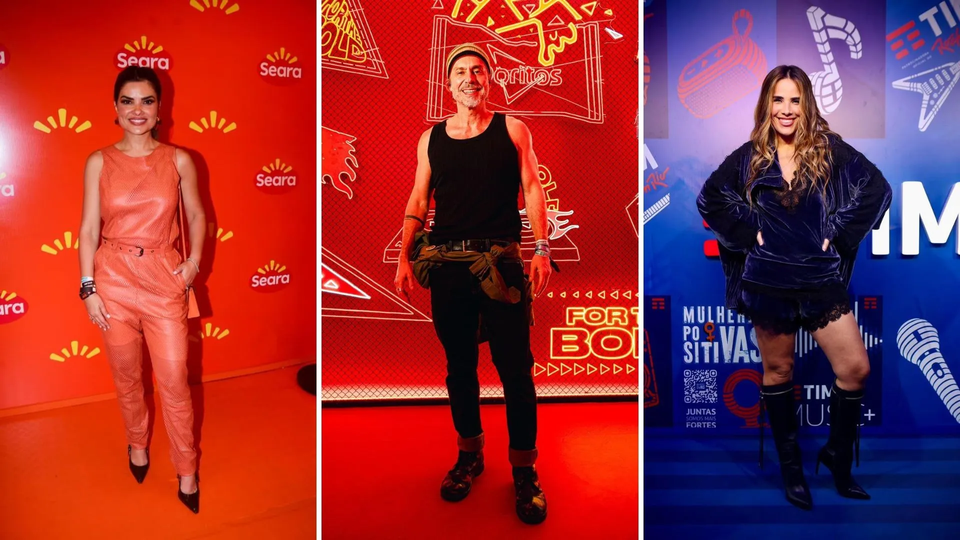 The look of the famous for the heavy metal day of Rock in Rio