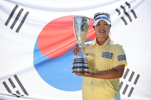 Only four players have won three majors in one season; Ryu has 120 points in the Annika Major Award race