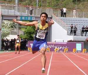 Emerging sprinter chasing Asian Games medal, nat'l record in 100m dash