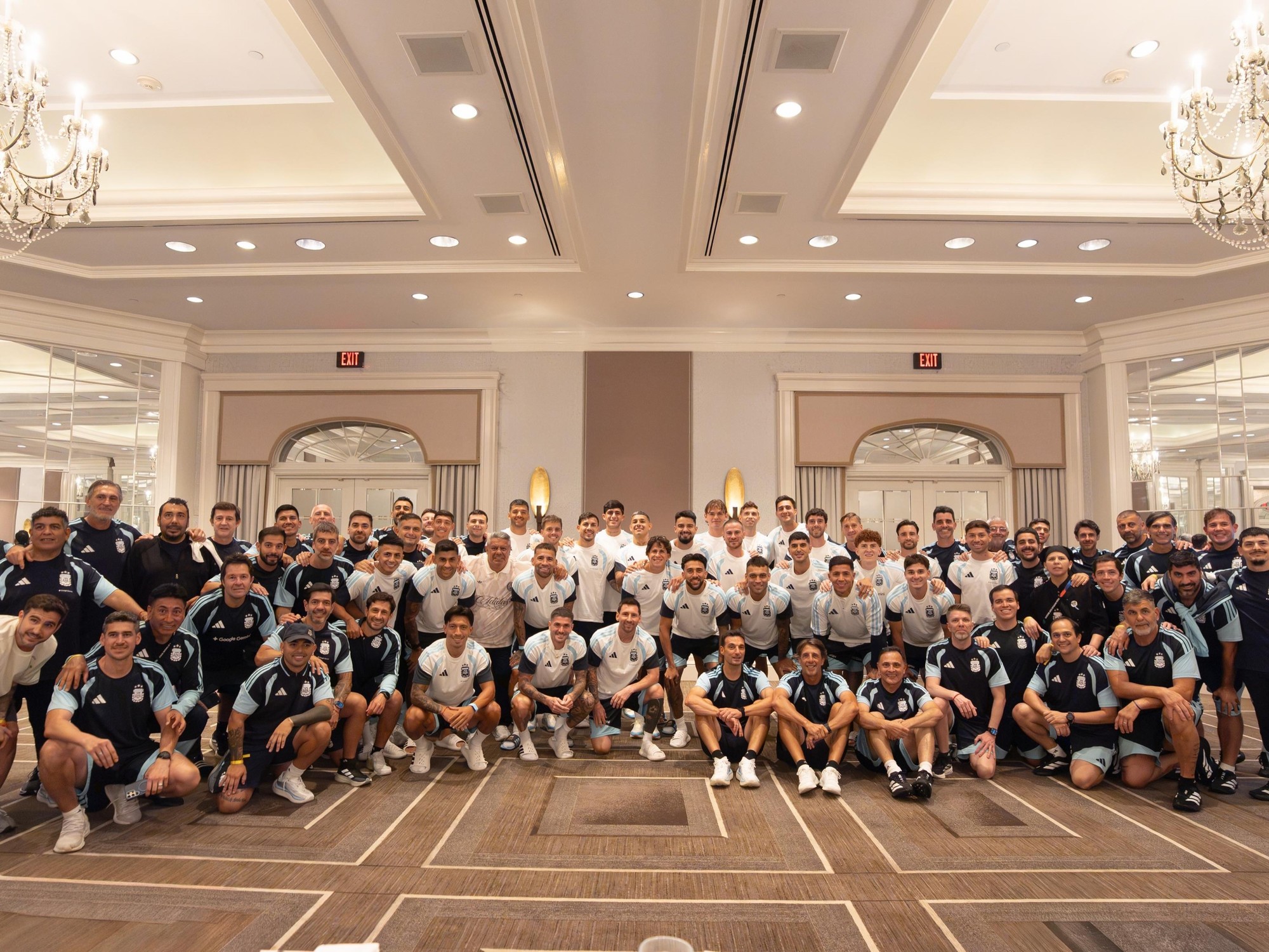 The Argentine captain thanked his teammates and coaching staff, while his future with the national team is being decided