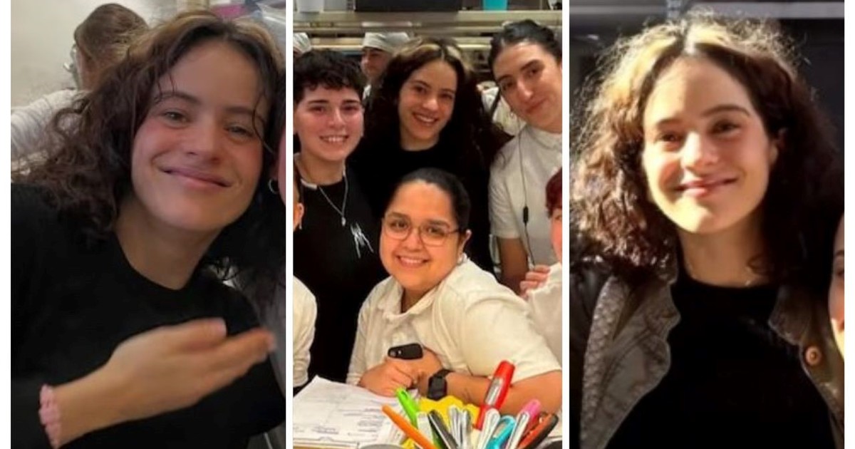 The artist surprised with a gastronomic outing in Palermo and was received with honors at a local restaurant