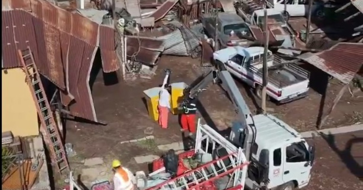 Red alert and one deceased by extratropical cyclone in Uruguay