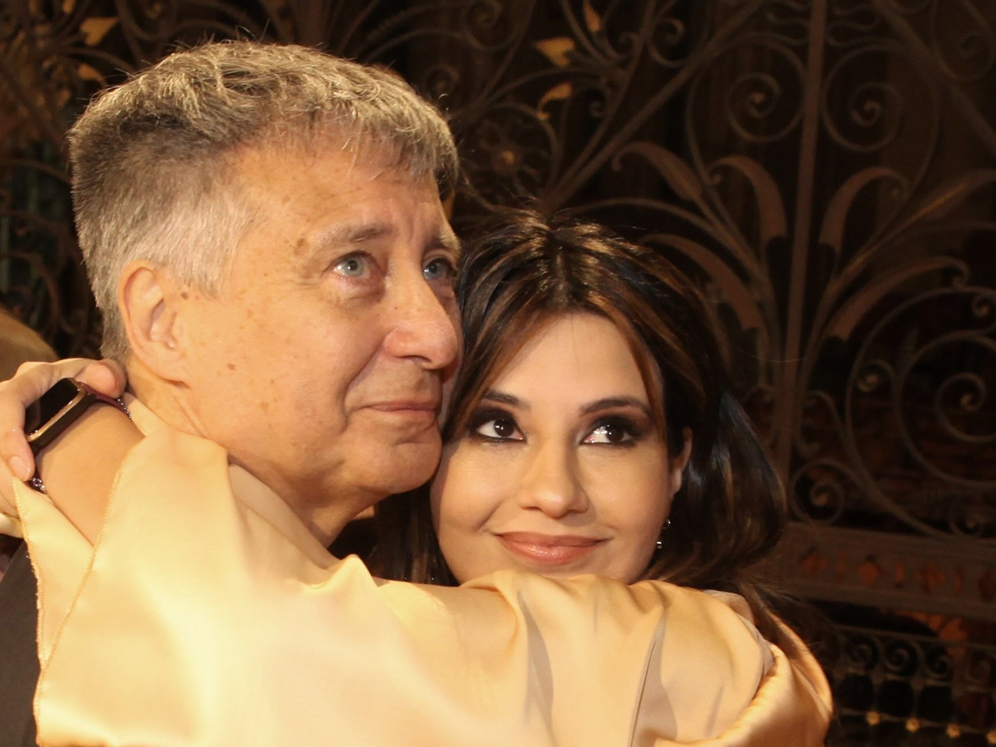 Rolando Graña and Giselle Krüger were married by church after 16 years together: "Blessed God for meeting us on the way"