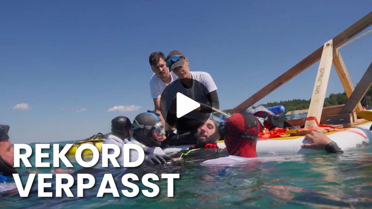 Three meters before the record: How a Munich diver failed in the Starnberger See