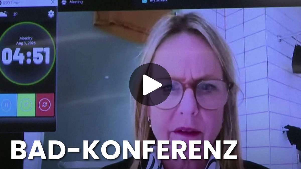 Laundry in the background: Video shows politician in the bathroom