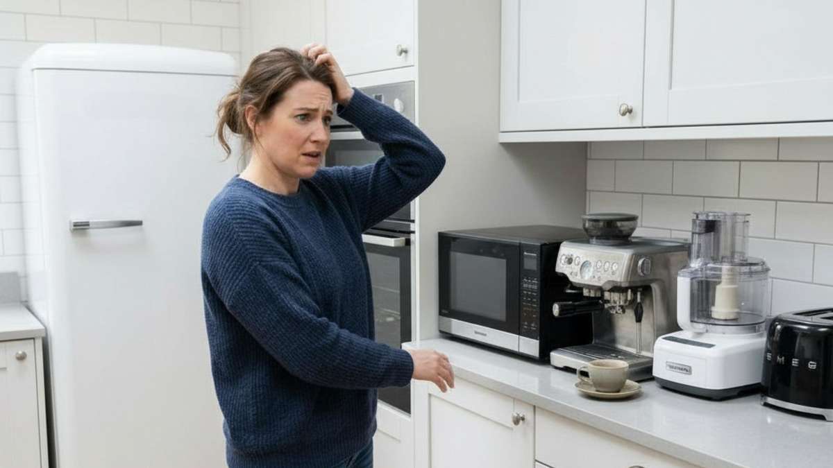 Two kitchen appliances should never be placed next to or on top of each other