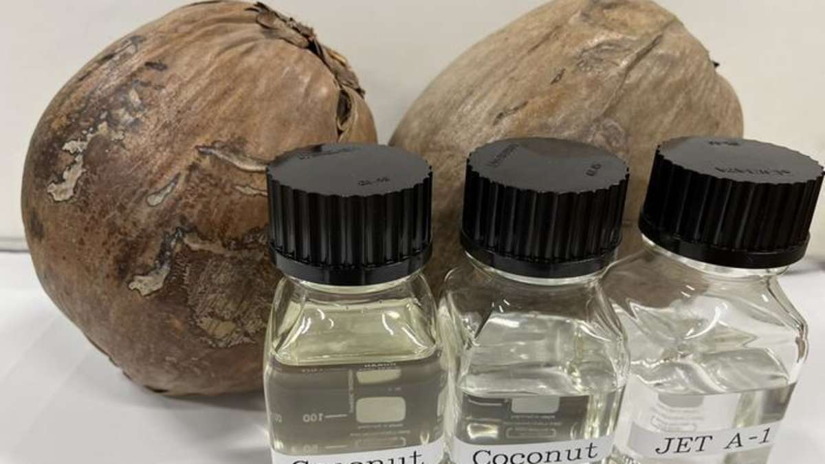 This Sustainable Coconut Oil Aviation Fuel Runs Almost as Efficient as Kerosene